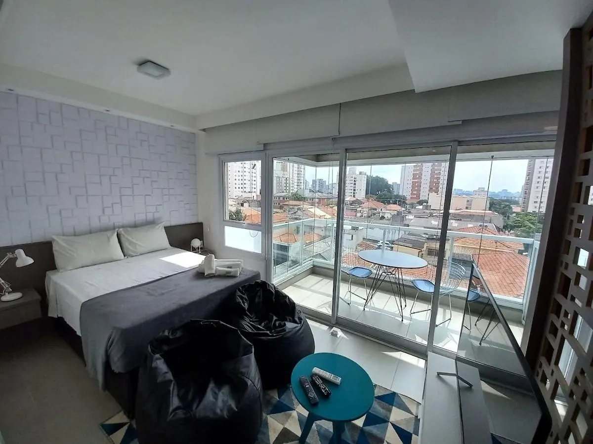 Studio Completo Varanda Fechada - Metro V. Mariana Sao Paulo Apartment