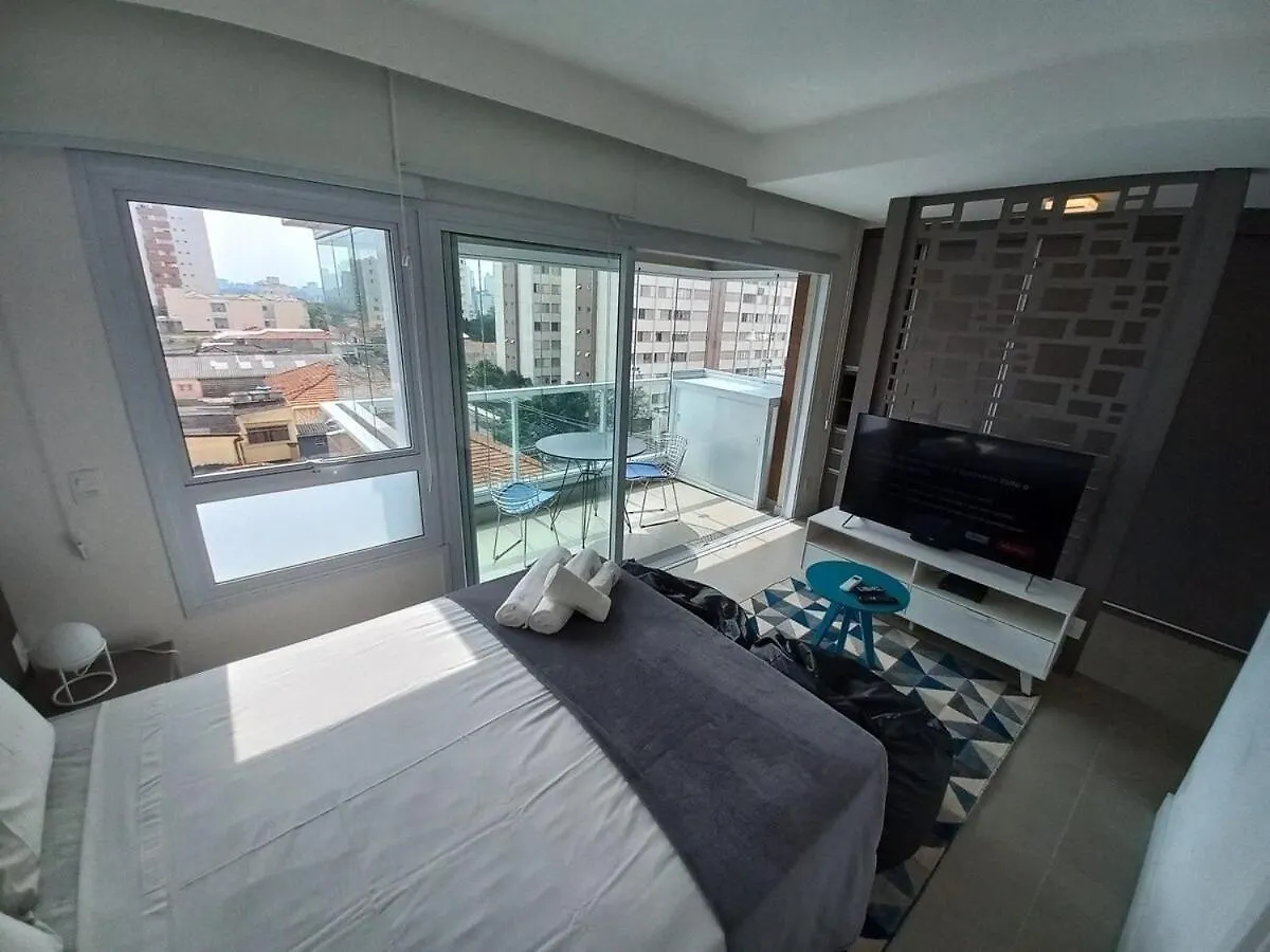 Apartment Studio Completo Varanda Fechada - Metro V. Mariana Sao Paulo